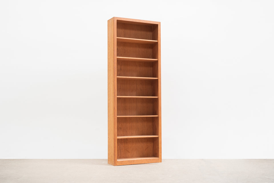 7 Space Cherry Fixed Bookcase