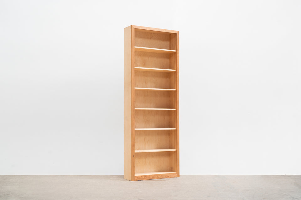 7 Space Maple Fixed Bookcase