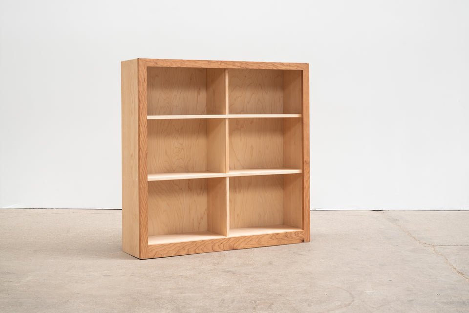 3 Space Bookcase with Dividers